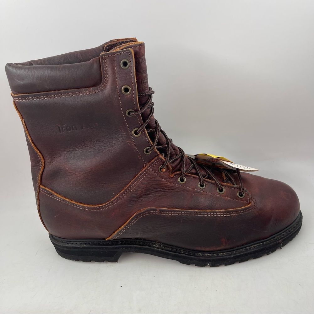 Iron Age Men’s -SZ 12 EEE -Brown Leather Safety Toe Work Boots